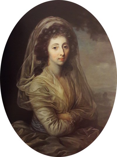 Portrait de Konstancja Rzewuska née Lubomirska - Anton Graff